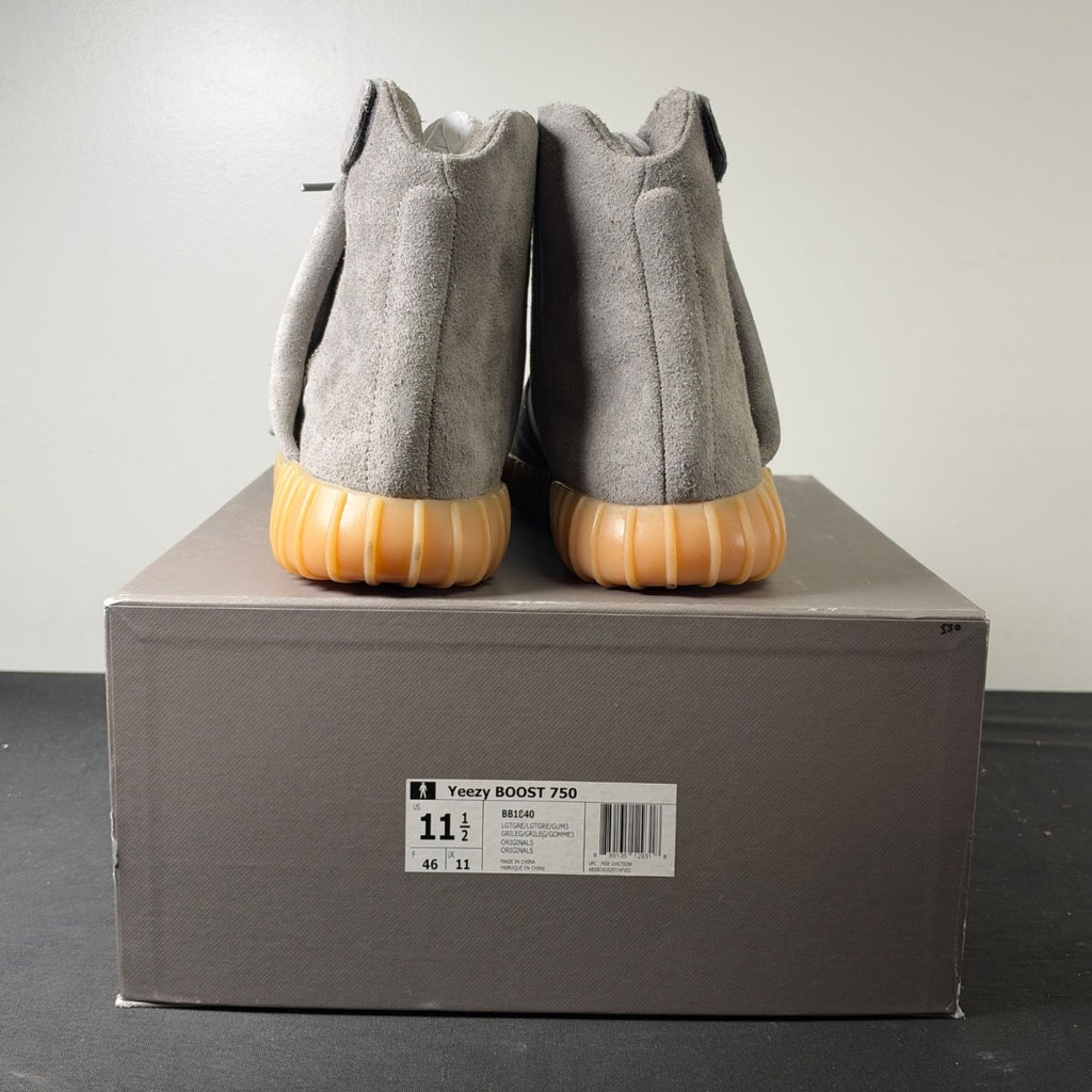 adidas Yeezy Boost 750 Light Grey Glow In the Dark (Size 11.5) - Image 5