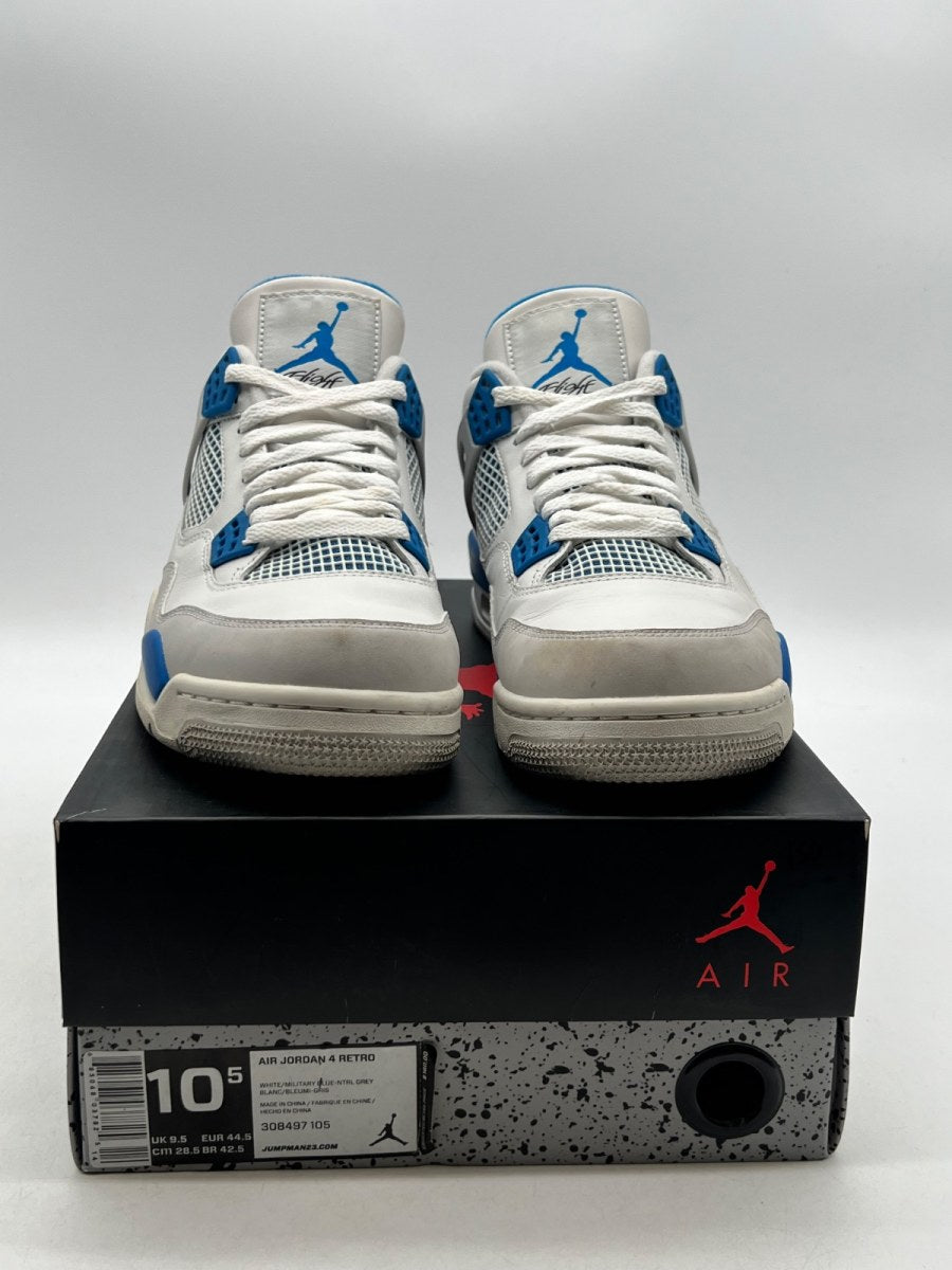 Jordan 4 Retro Military Blue (2012) (Size 10.5) - Image 2