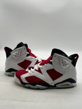 Jordan 6 Retro Carmine (2014) 8 (Lightly Worn Pre-Owned)JordanWhite/Carmine-Black - Image 1