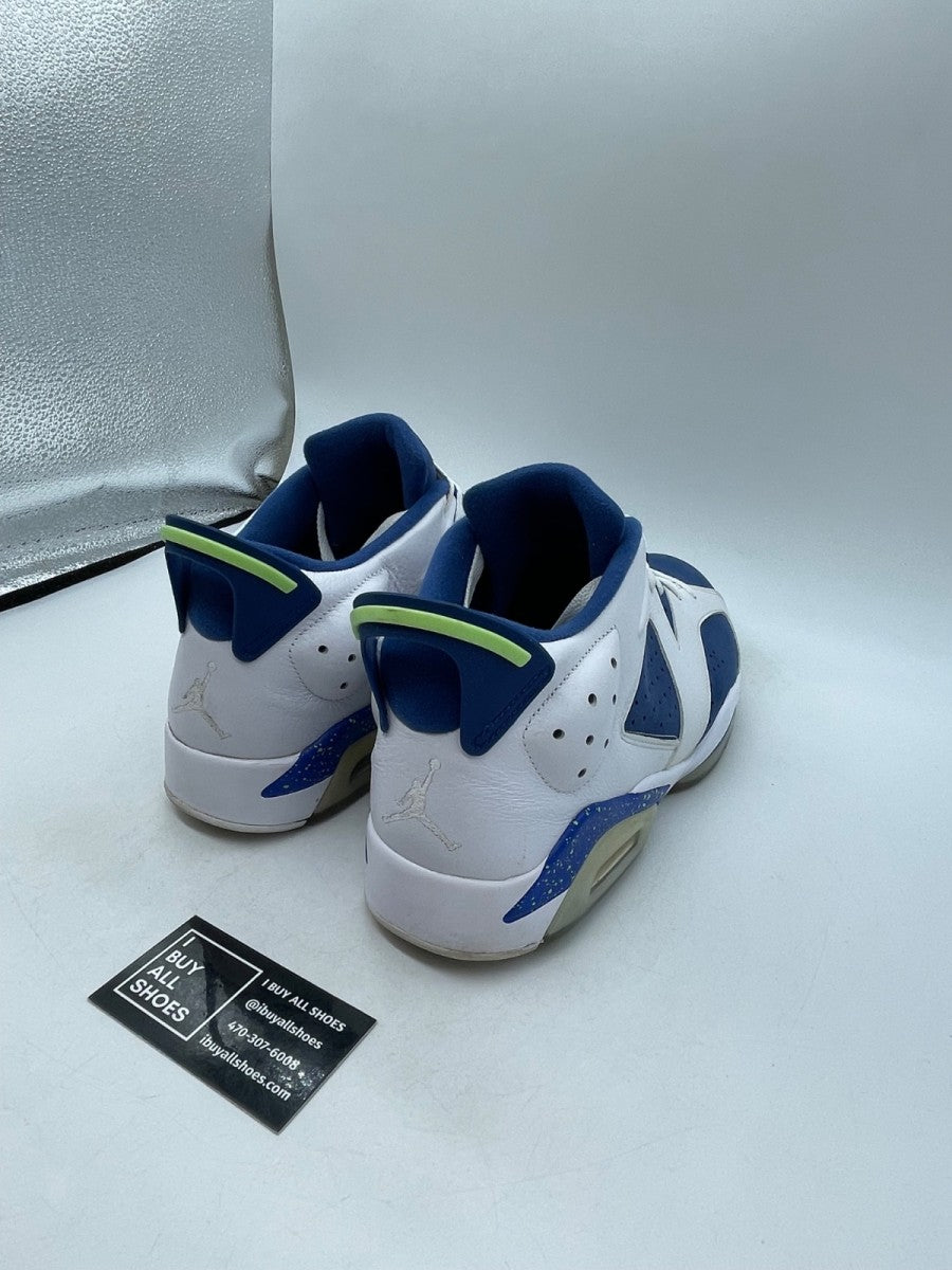 Jordan 6 Retro Low Ghost Green 13 (Heavily Worn Pre-Owned) - Image 5