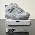 Jordan 4 Retro SE Paris Olympics Wet Cement (GS) 6Y (Lightly Worn Pre-Owned)JordanSmoke Grey/Iron Grey/Cement Grey - Image 1