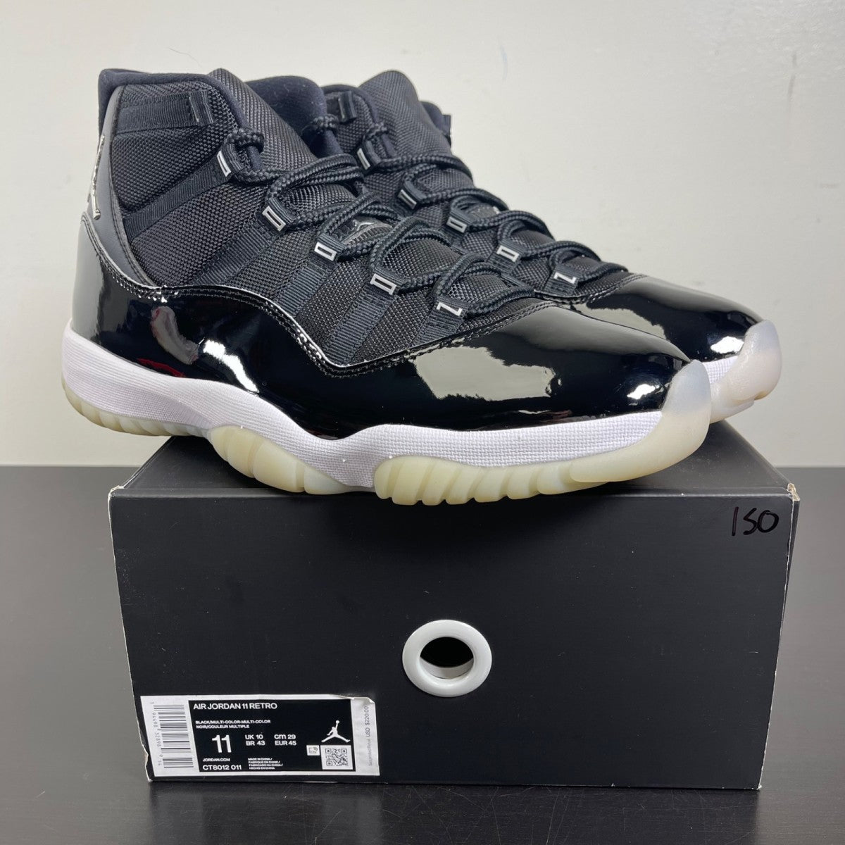 Jordan 11 Retro Jubilee 25th Anniversary 11 (Moderately Worn Pre-Owned)JordanBlack/Multi-Color-White-Multi-Color - Image 1