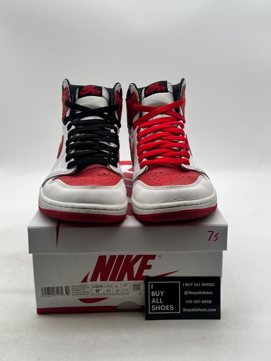 Jordan 1 Retro High OG Heritage 9.5 (Moderately Worn Pre-Owned) - Image 2