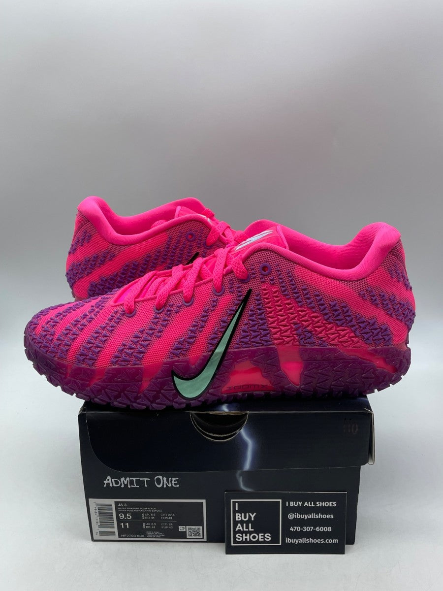 Nike Ja 3 Max Volume 9.5 (Moderately Worn Pre-Owned) - Image 1