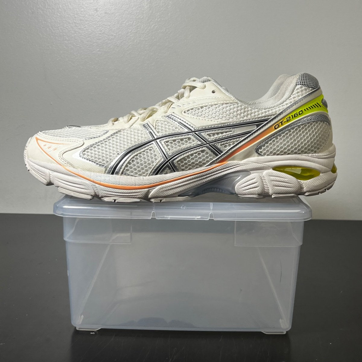 ASICS GT-2160 Paris 12 (Moderately Worn Pre-Owned)ASICSCream/Safety Yellow - Image 3