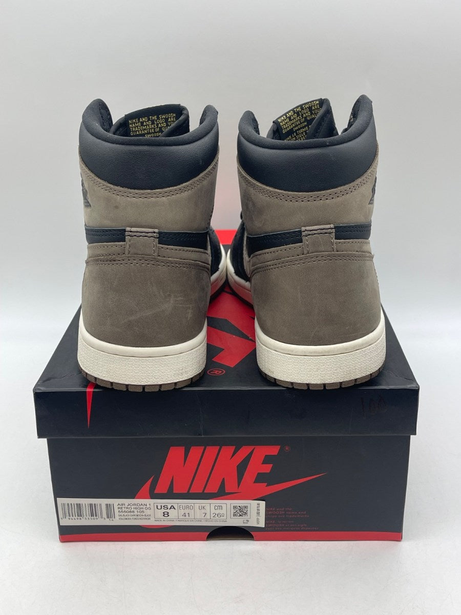 Jordan 1 Retro High Dark Mocha 8 (Moderately Worn Pre-Owned)JordanSail/Dark Mocha-Black-Black - Image 3