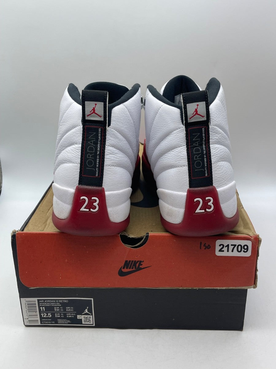 Jordan 12 Retro Cherry (2023) 11 (Moderately Worn Pre-Owned)JordanWhite/Black/Varsity Red - Image 3