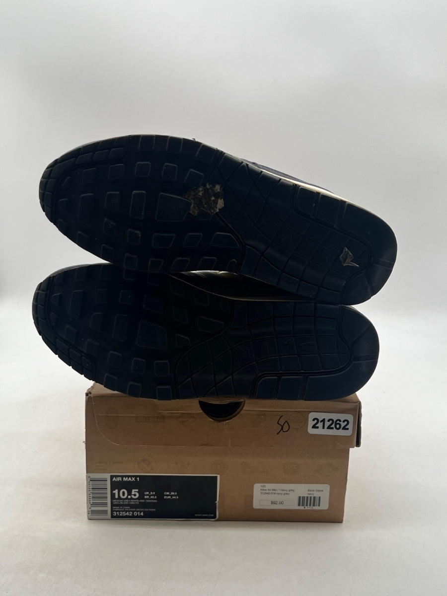 Nike Air Max 1 'Dark Grey Obsidian' 10.5 (Moderately Worn Pre-Owned) - Image 8