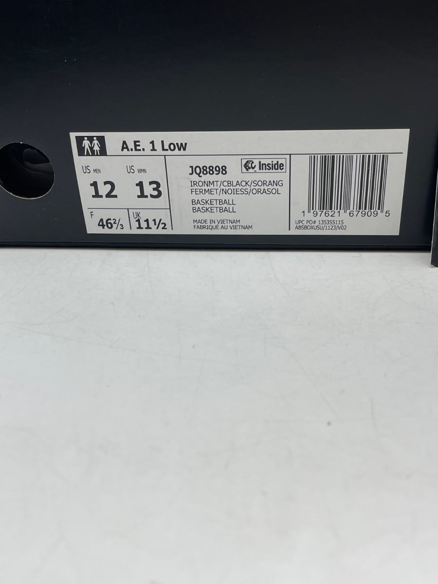 adidas AE 1 Low 'Iron Sharpens Iron' 12 (Moderately Worn Pre-Owned) - Image 9