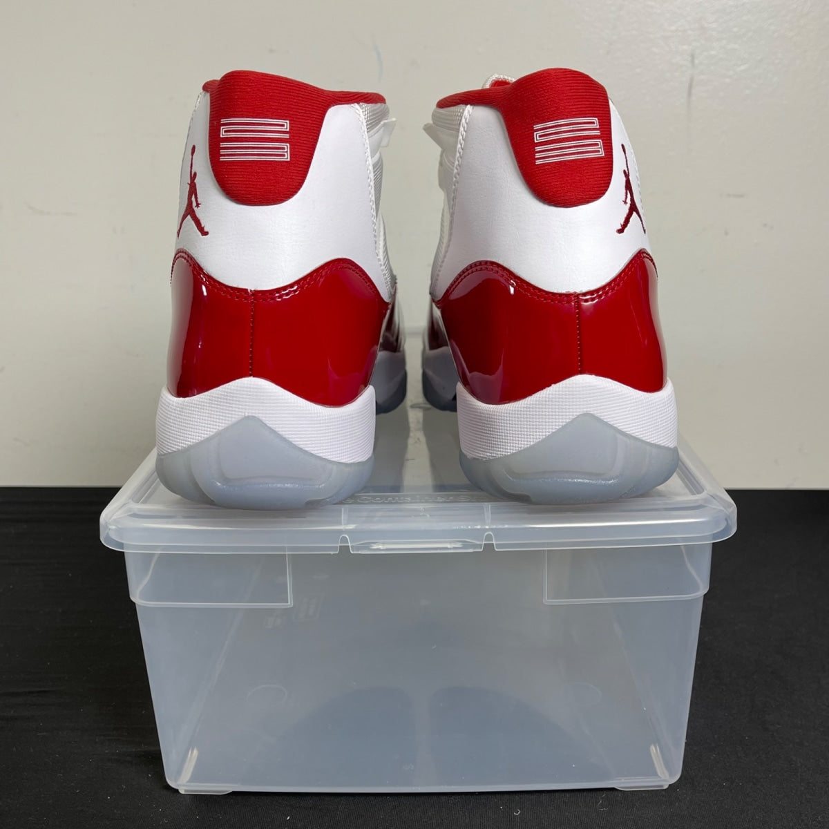Jordan 11 Retro Cherry (2022) 11 (Moderately Worn Pre-Owned)JordanWhite/Varsity Red/Black - Image 4