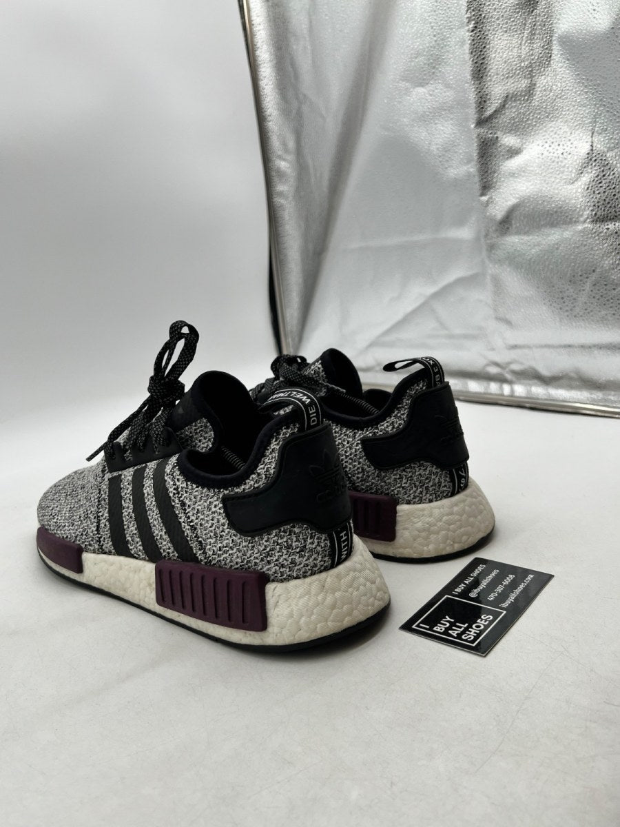 adidas NMD R1 Champs Burgundy Grey 13 (Moderately Worn Pre-Owned) - Image 4