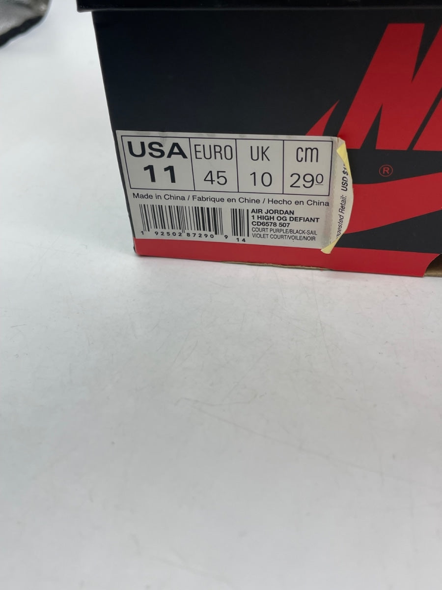 Jordan 1 Retro High OG Defiant SB LA to Chicago 11 (Moderately Worn Pre-Owned) - Image 9