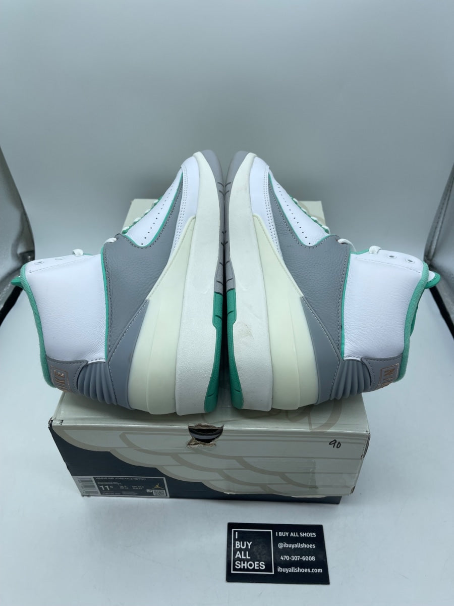 Jordan 2 Retro Crystal Mint (Women's) 11.5W (Moderately Worn Pre-Owned) - Image 6