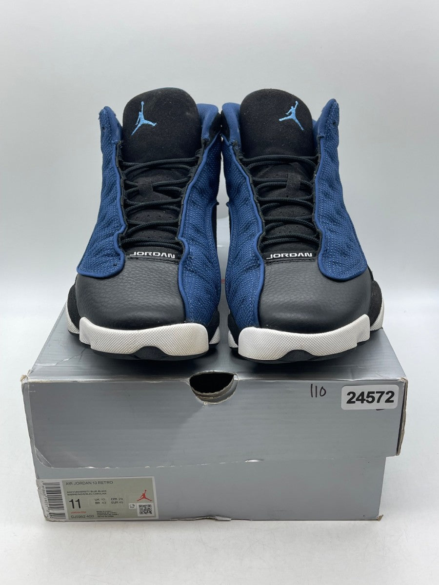 Jordan 13 Retro Brave Blue 11 (Moderately Worn Pre-Owned)JordanNavy/Black/White/University Blue - Image 2
