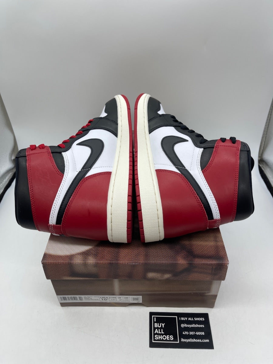 Jordan 1 Retro High OG Black Toe Reimagined 10.5 (Lightly Worn Pre-Owned) - Image 6