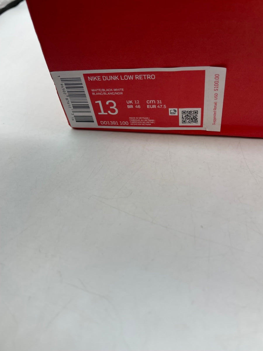 Nike Dunk Low Retro White Black Panda 13 (Moderately Worn Pre-Owned) - Image 9