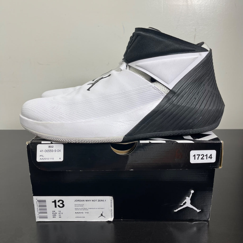 Jordan Why Not Zer0.1 2-Way 13 (Moderately Worn Pre-Owned)JordanWhite/Black - Image 3