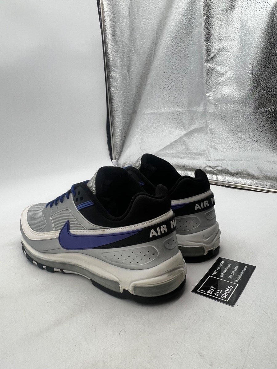 Nike Air Max 97/BW Metallic Silver Persian Violet 12 (Lightly Worn Pre-Owned) - Image 4