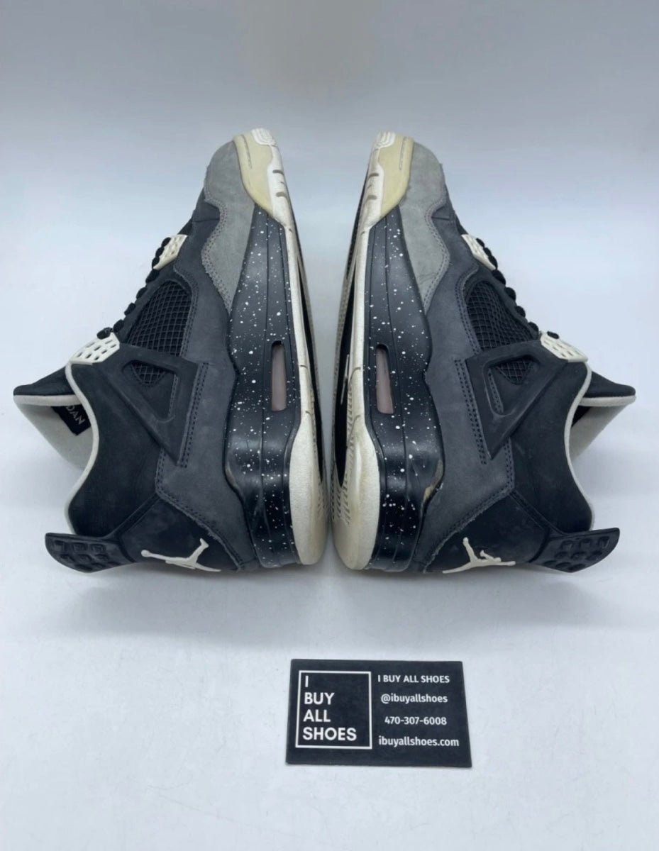 Jordan 4 Retro Fear Pack (2013) 11 (Heavily Worn Pre-Owned)JordanBlack/White-Cool Grey-Pure Platinum - Image 6