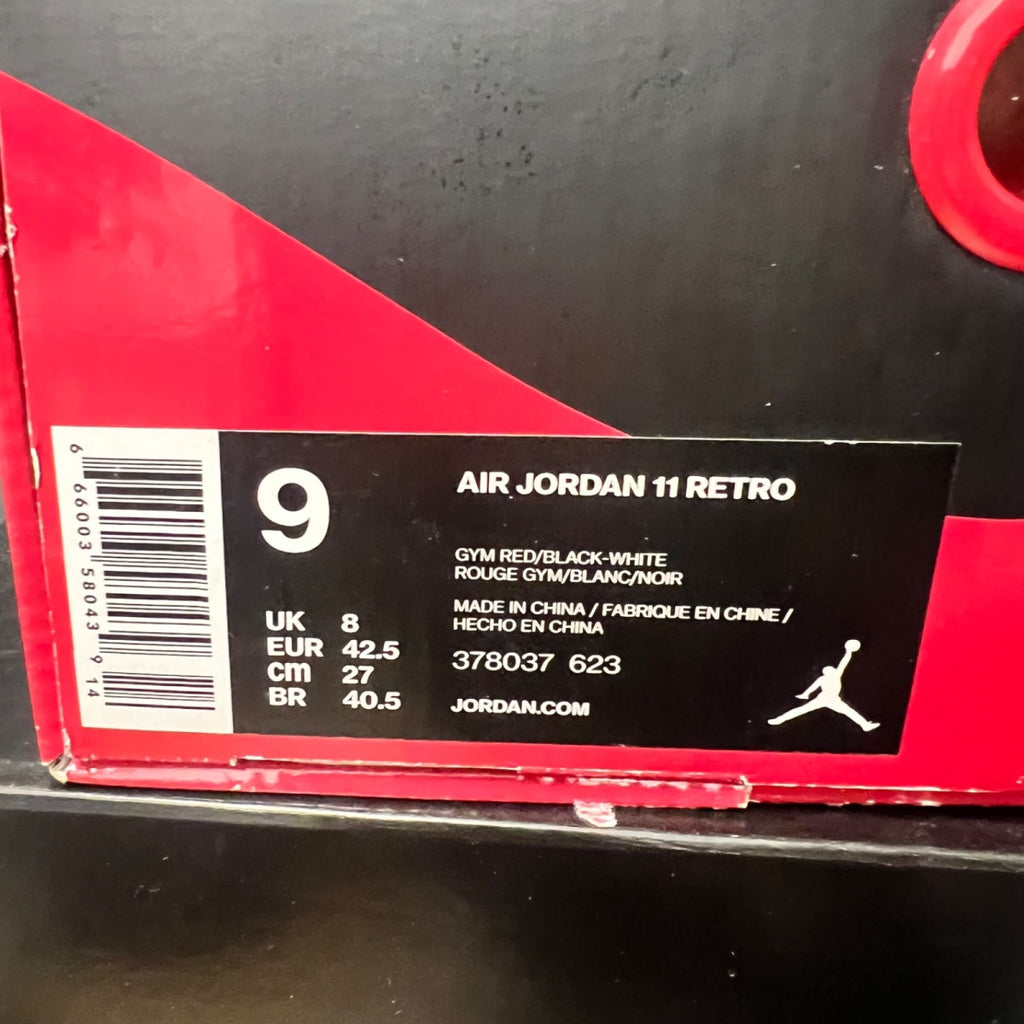 Jordan 11 Retro Win Like 96 9 (New Pre-Owned)JordanGym Red/Black-White - Image 7