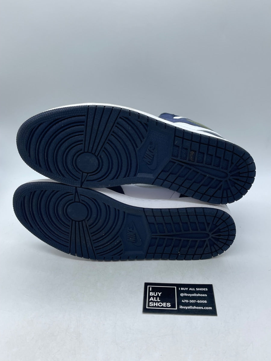 Jordan 1 Retro High CO.JP Midnight Navy (2020) 12 (Heavily Worn Pre-Owned) - Image 7