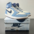 Jordan 1 Retro High OG Denim 10.5 (Lightly Worn Pre-Owned)JordanSummit White/Obsidian-Summit White-Gum Medium Brown - Image 1