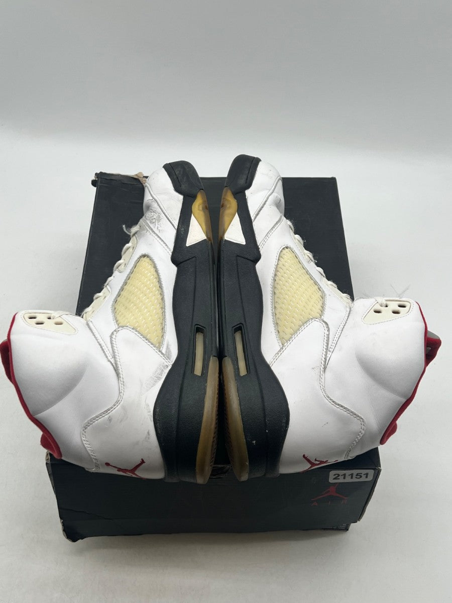 Jordan 5 Retro Fire Red (2013) 14 (Heavily Worn Pre-Owned) - Image 9