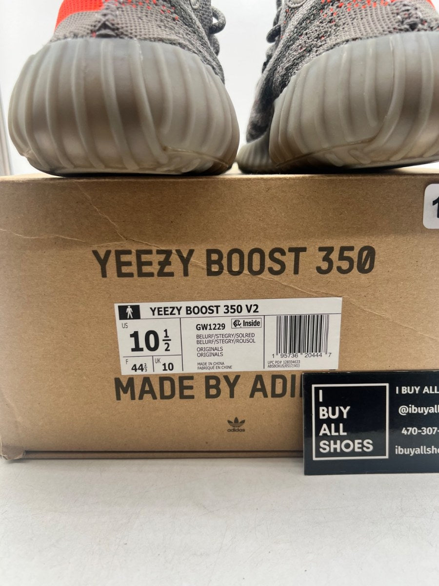 adidas Yeezy Boost 350 V2 Beluga Reflective 10.5 (Lightly Worn Pre-Owned) - Image 6