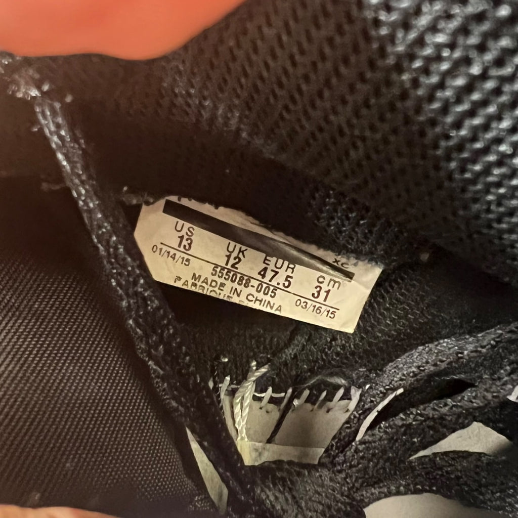 Jordan 1 Retro Shattered Backboard 13 (Heavily Worn Pre-Owned)JordanBlack/Starfish-Sail - Image 7