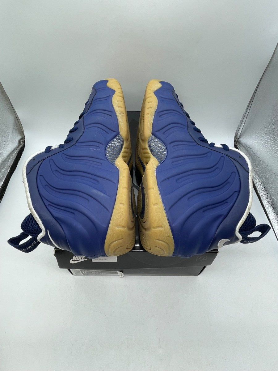 Nike Air Foamposite Pro Blue Void University Red 14 (Moderately Worn Pre-Owned) - Image 6