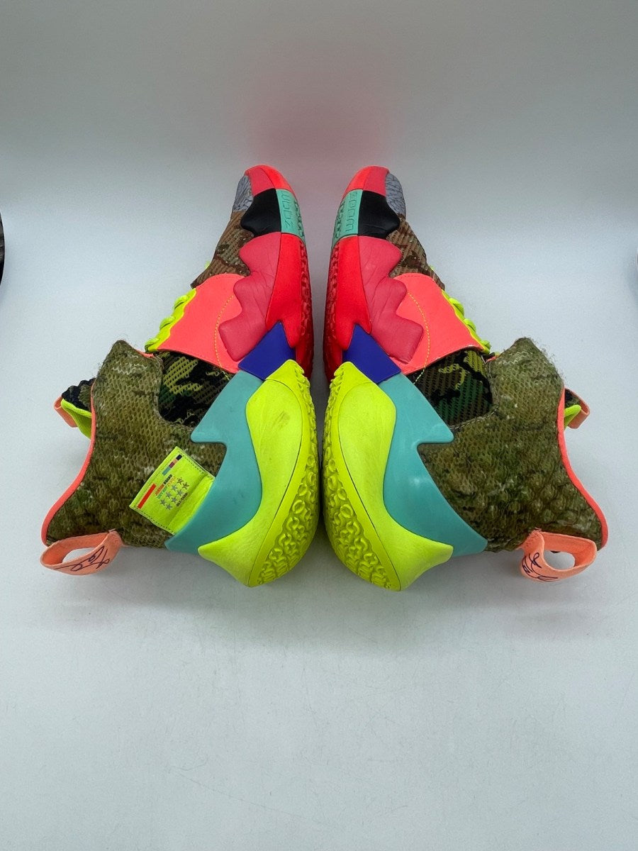 Jordan Zer0.2 SP Why Not? 11.5 (Moderately Worn Pre-Owned)JordanCamo Green/Volt/Infrared/Hyper Turquoise - Image 6