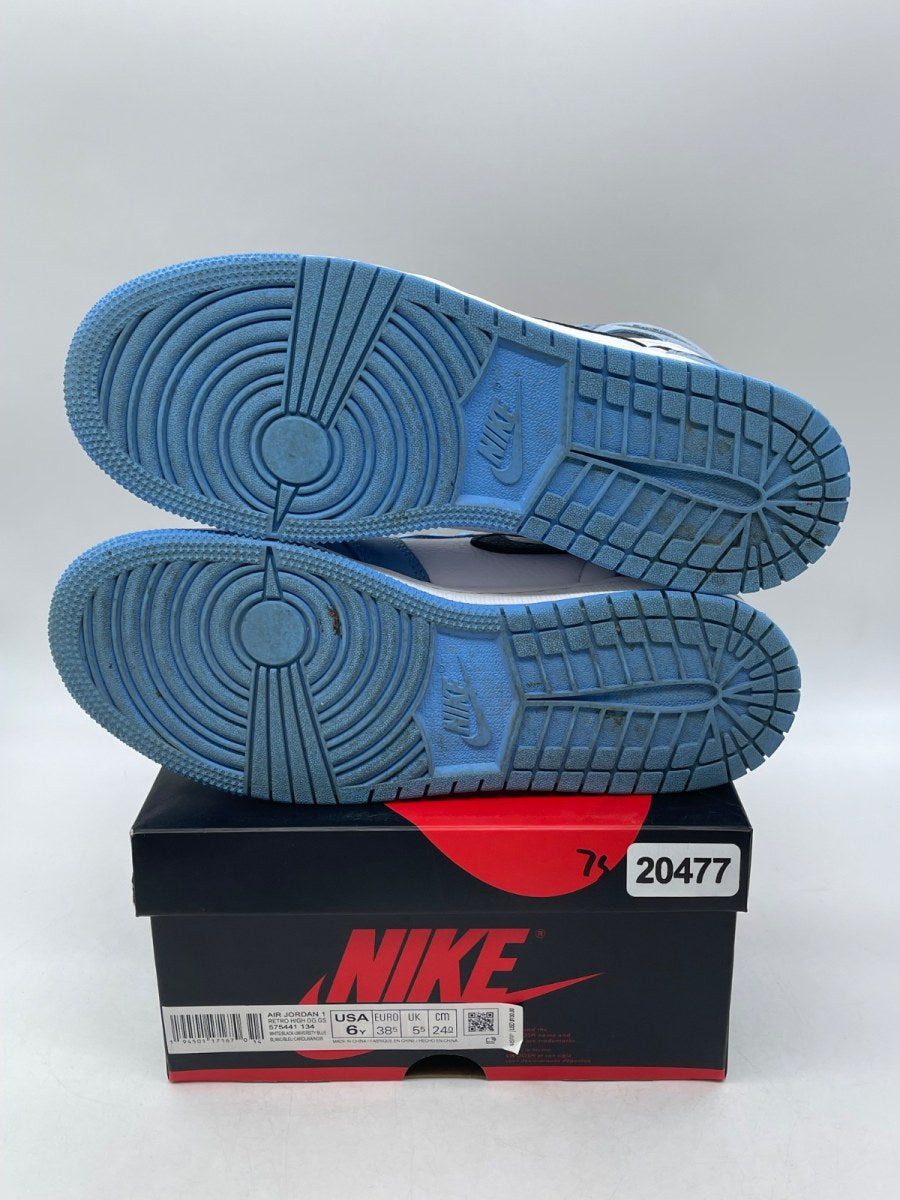 Jordan 1 Retro High OG University Blue (GS) 6Y (Moderately Worn Pre-Owned) - Image 7