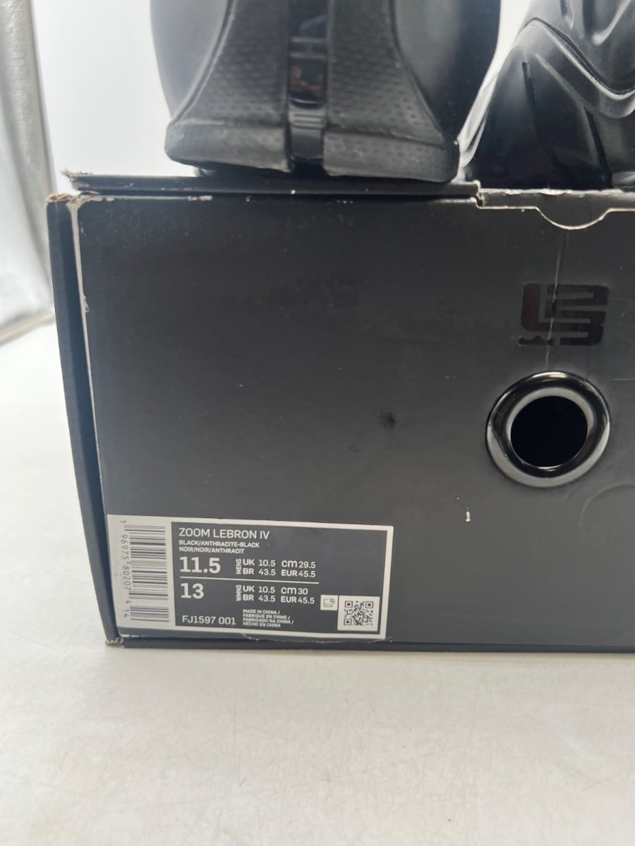 Nike LeBron 4 Black Anthracite (2023) 11.5 (Moderately Worn Pre-Owned)NikeBlack/Anthracite/Black - Image 6