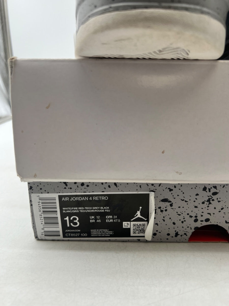 Jordan 4 Retro White Oreo (2021) 13 (Moderately Worn Pre-Owned) - Image 6