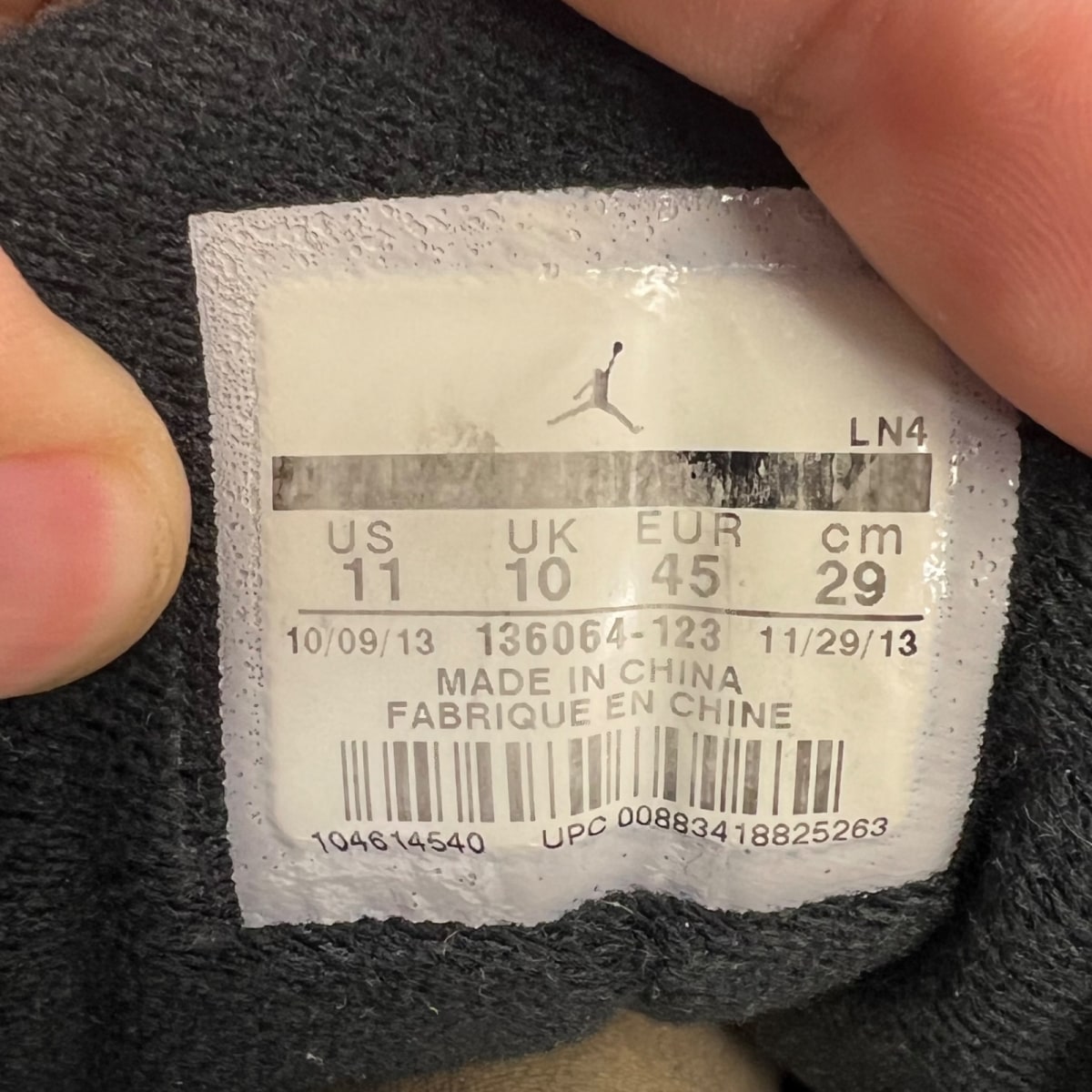 Jordan 3 Retro Infrared 23 11 (Heavily Worn Pre-Owned)JordanWhite/Cement Grey-Infrared 23-Black - Image 7