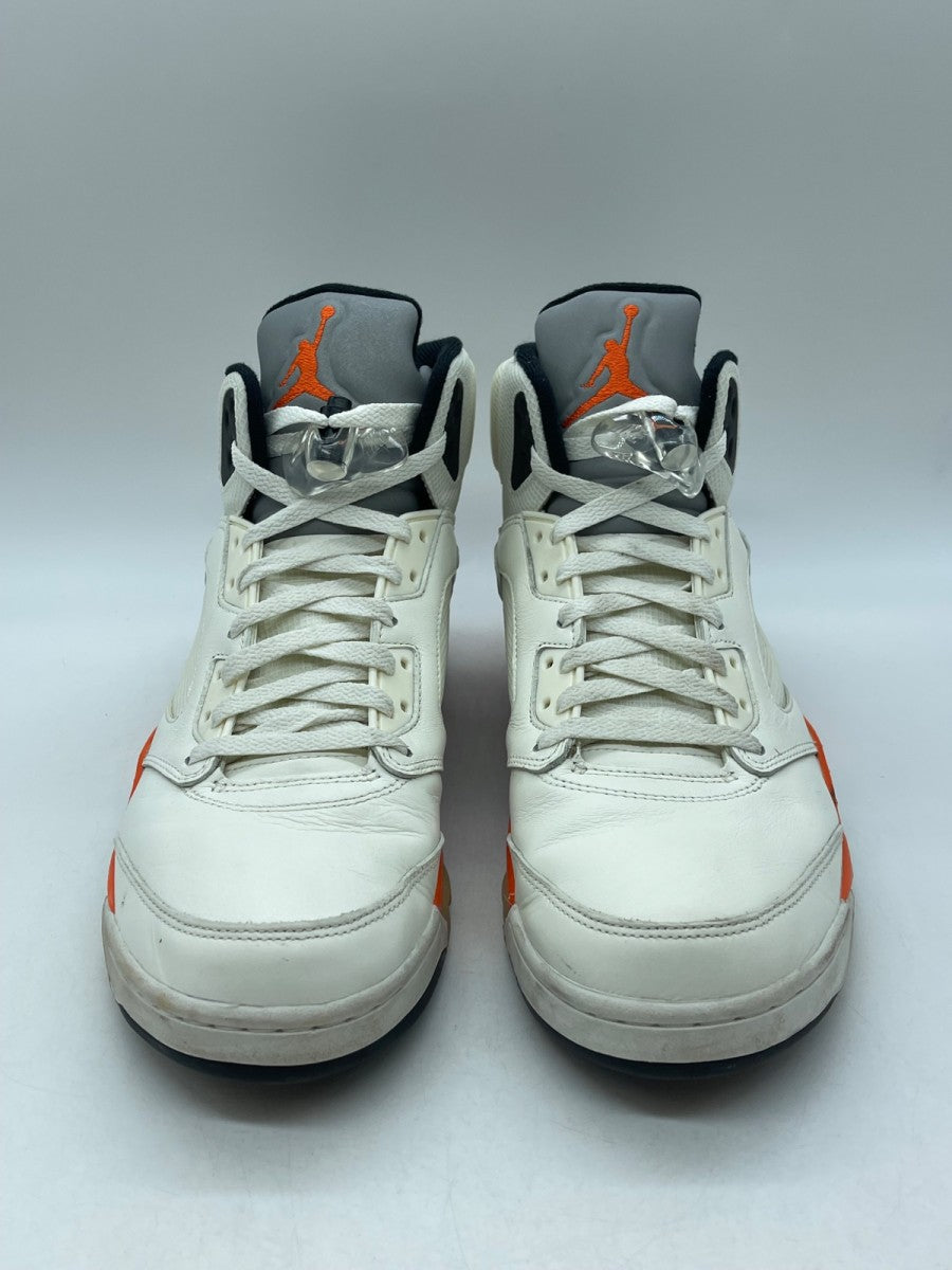 Jordan 5 Retro Shattered Backboard 12 (Moderately Worn Pre-Owned)JordanWhite/Multi-Color-Multi-Color-Total Orange - Image 2