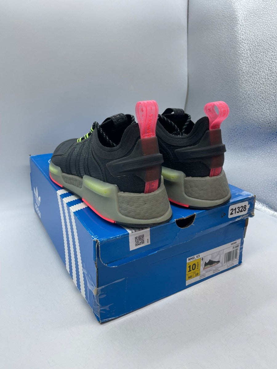 adidas NMD V3 Black Signal Green Solar Red 10.5 (Moderately Worn Pre-Owned)adidasCore Black/Core Black/Signal Green - Image 4