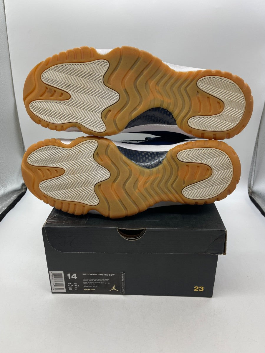 Jordan 11 Retro Low Midnight Navy 14 (Moderately Worn Pre-Owned) - Image 7