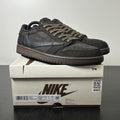 Jordan 1 Retro Low OG SP Travis Scott Velvet Brown 10.5 (Lightly Worn Pre-Owned)JordanDark Mocha/Black/Velvet Brown - Image 1
