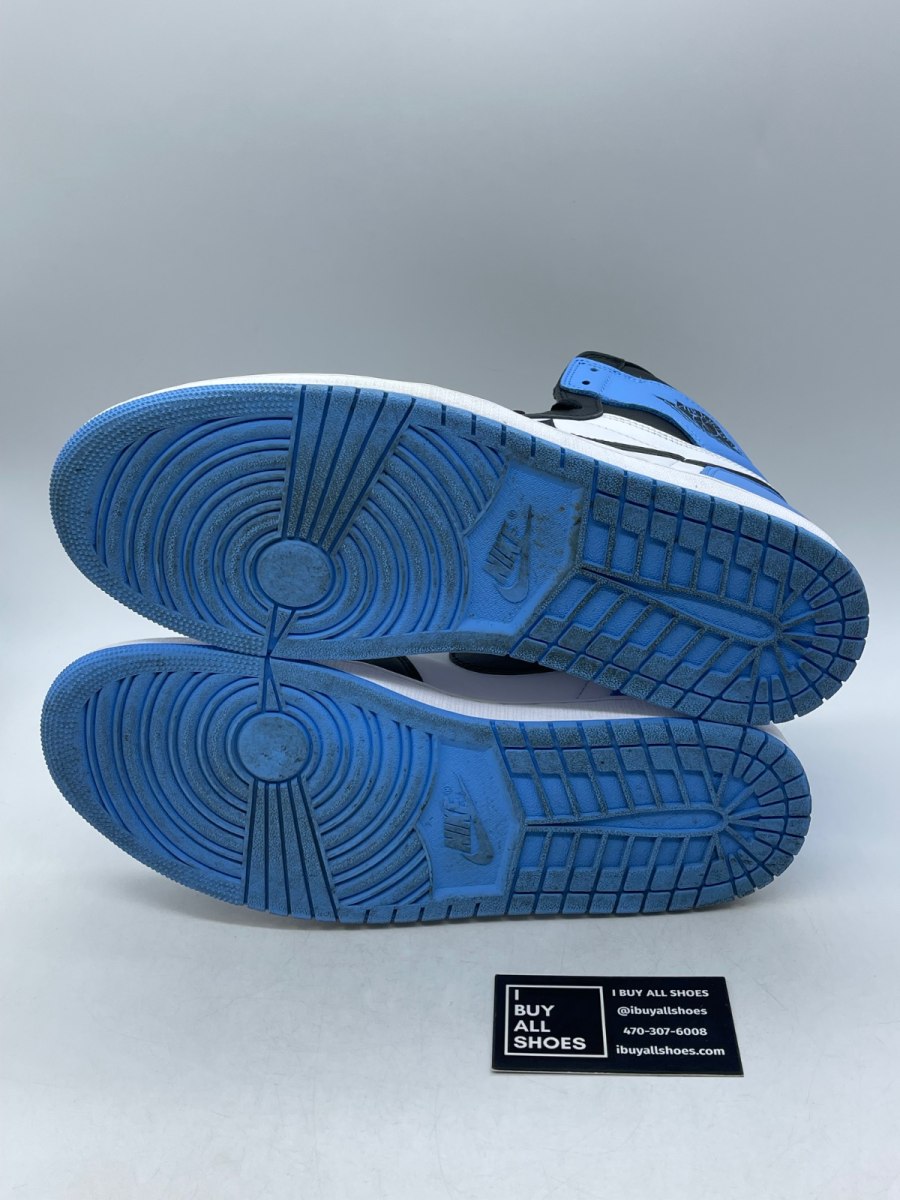 Jordan 1 Retro High OG UNC Toe 12 (Moderately Worn Pre-Owned) - Image 7