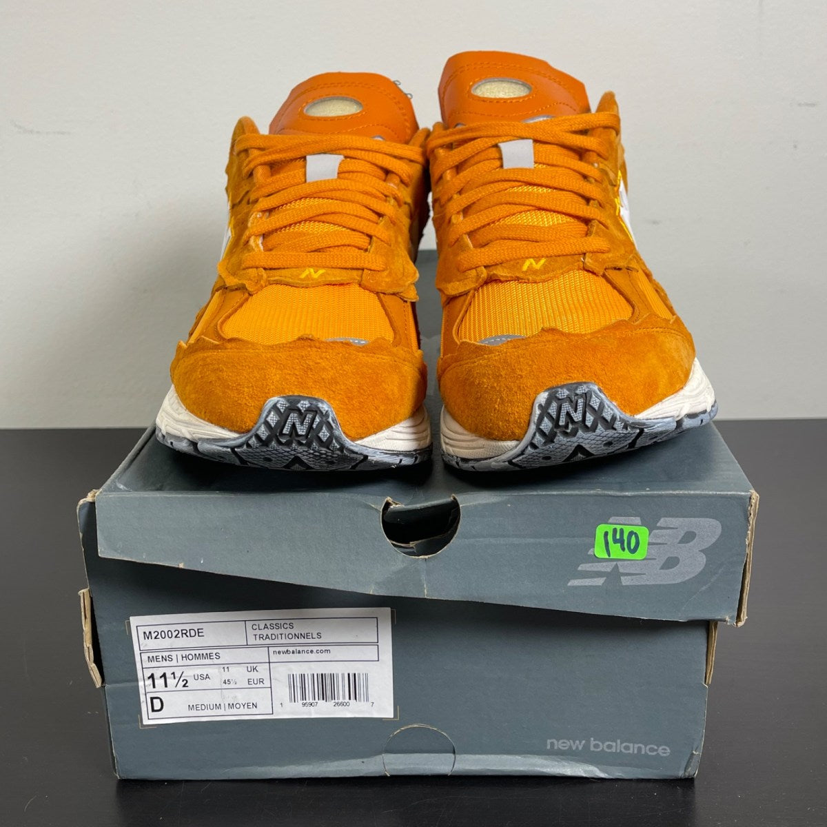 New Balance 2002R Protection Pack Vintage Orange 11.5 (Moderately Worn Pre-Owned)New BalanceVintage Orange/Marigold - Image 2