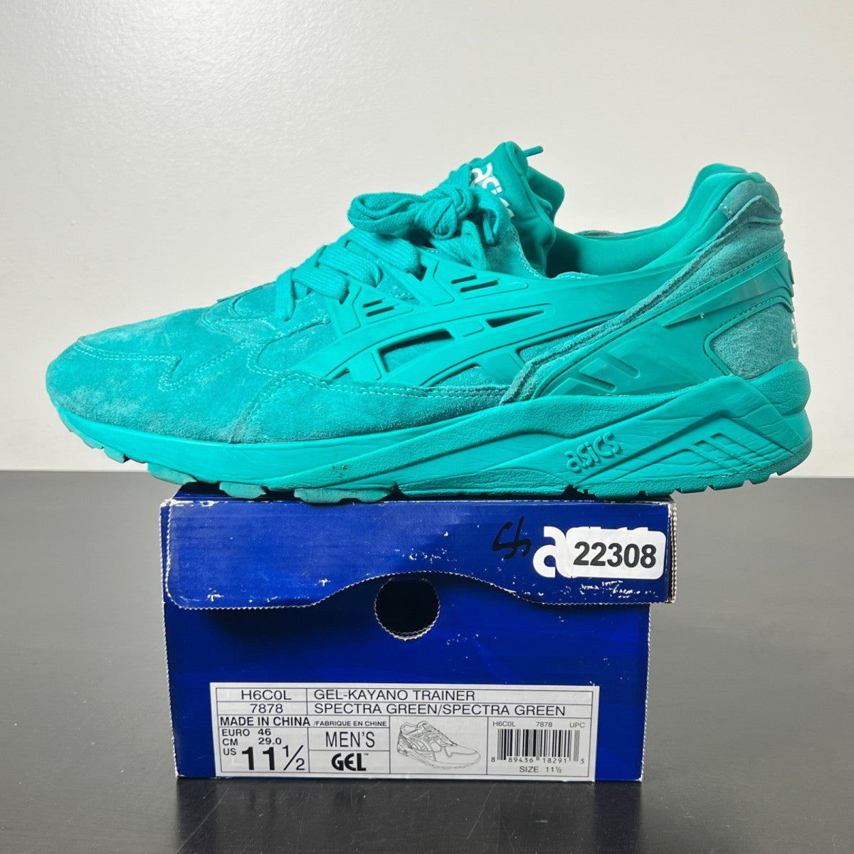 ASICS Gel-Kayano Trainer Ocean Pack Spectra Green 11.5 (Lightly Worn Pre-Owned)ASICSSpectra Green/Spectra Green - Image 3