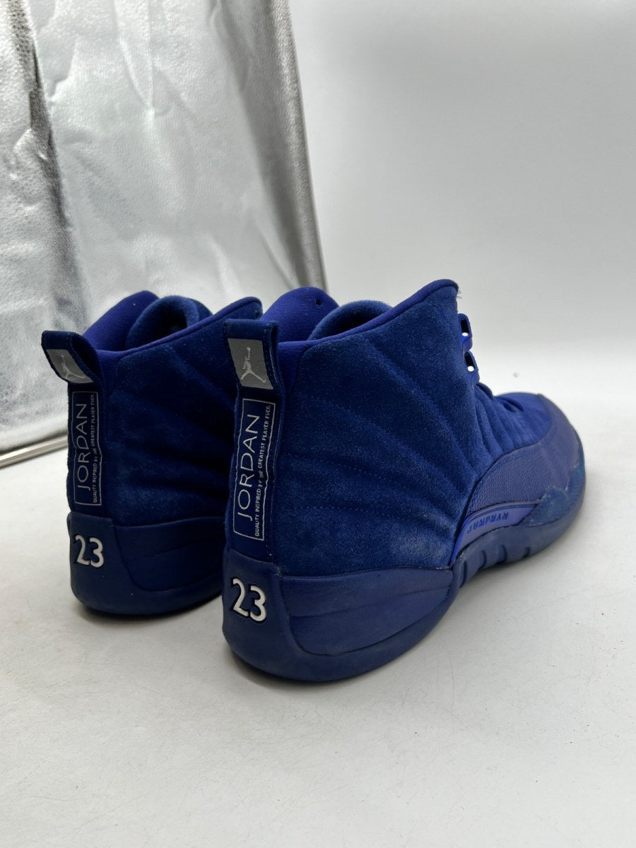 Jordan 12 Retro Deep Royal Blue 13 (Lightly Worn Pre-Owned)JordanDeep Royal Blue/White-Metallic Silver - Image 3