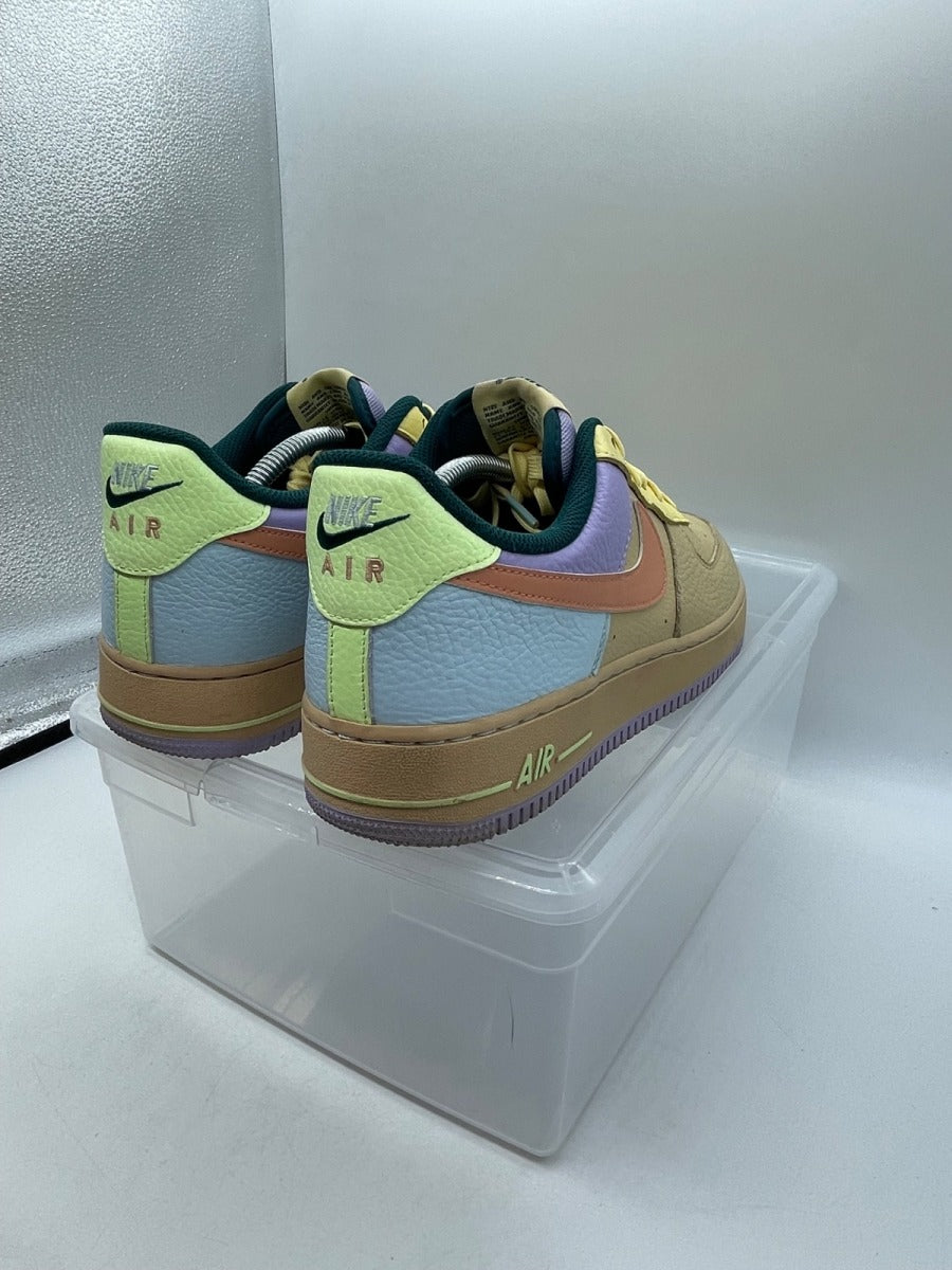 Nike Air Force 1 Low '07 Sesame Hydrangeas Soft Yellow Apricot Agate (Size 11.5) - Image 5