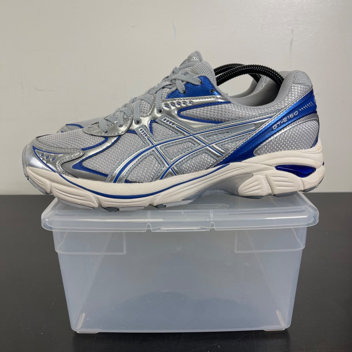 ASICS GT-2160 Piedmont Grey Deep Marine 10 (Moderately Worn Pre-Owned)ASICSPiedmont Grey/Deep Marine - Image 3