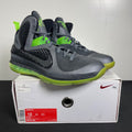 Nike LeBron 9 Dunkman 12 (Moderately Worn Pre-Owned)NikeDark Grey/Black-Volt - Image 1