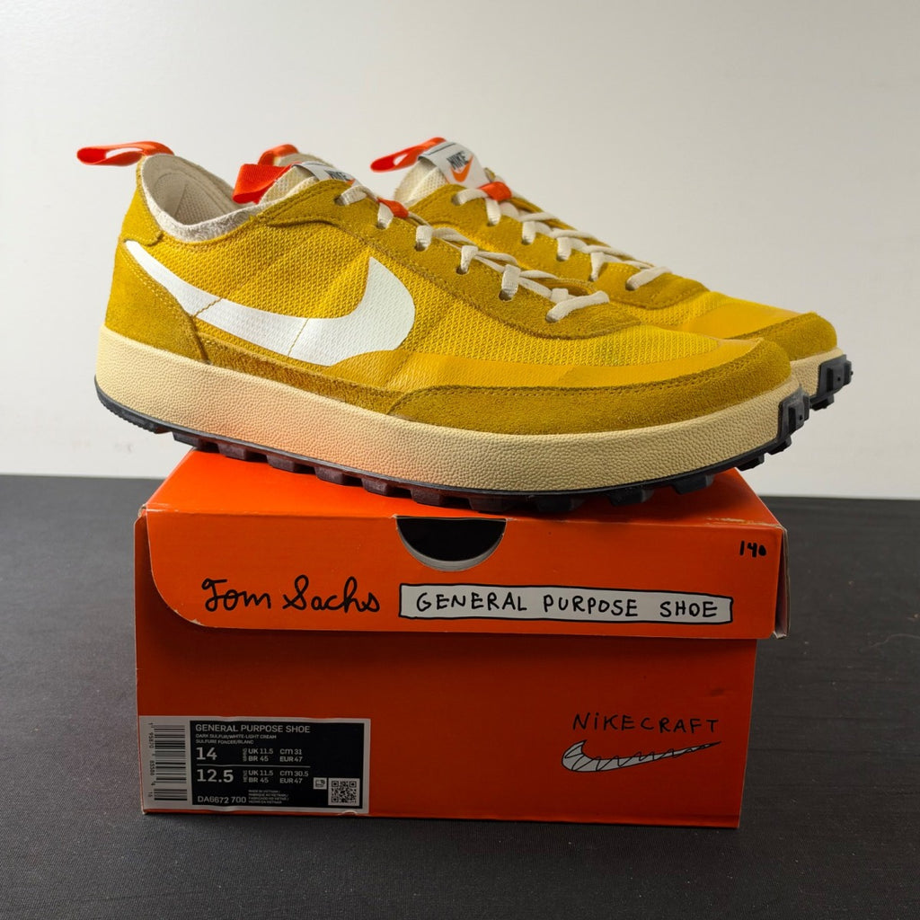NikeCraft General Purpose Shoe Tom Sachs Archive Dark Sulfur (Size 14W / 12.5M) - aux