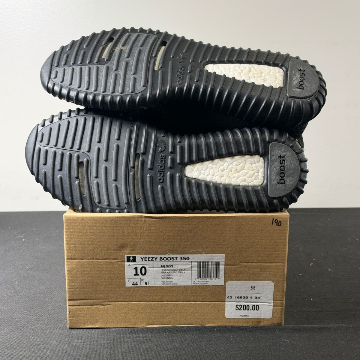 adidas Yeezy Boost 350 Pirate Black (2015) (Size 10) - Image 6