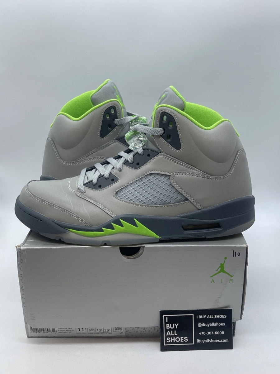 Jordan 5 Retro Green Bean (2022) 11.5 (Moderately Worn Pre-Owned) - Image 1