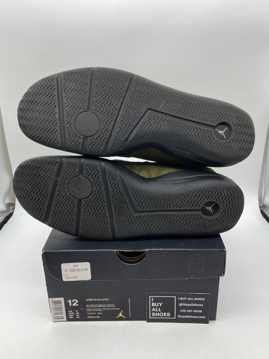 Air Jordan Eclipse 'Militia Green' 12 (Moderately Worn Pre-Owned) - Image 7